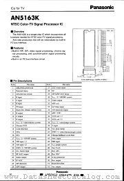 AN5163K datasheet pdf Panasonic