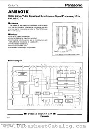 AN5601 datasheet pdf Panasonic