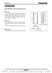 AN5636 datasheet pdf Panasonic