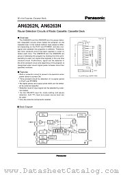 AN6262 datasheet pdf Panasonic