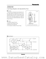 AN6540 datasheet pdf Panasonic