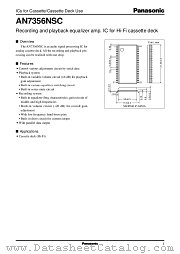 AN7356NSC datasheet pdf Panasonic