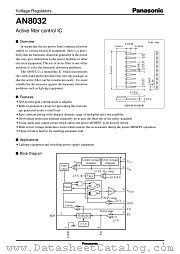 AN8032 datasheet pdf Panasonic