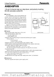 AN8049 datasheet pdf Panasonic