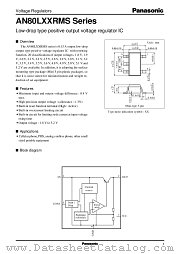 AN80LXXRMS datasheet pdf Panasonic
