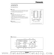 AN8267S datasheet pdf Panasonic