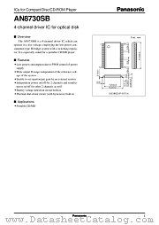 AN8730SB datasheet pdf Panasonic