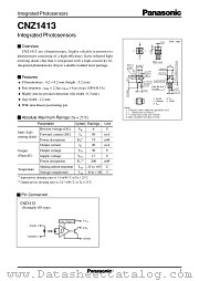 CNZ1413 datasheet pdf Panasonic