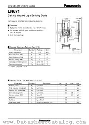 LN671 datasheet pdf Panasonic