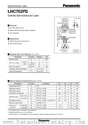 LNC702PS datasheet pdf Panasonic