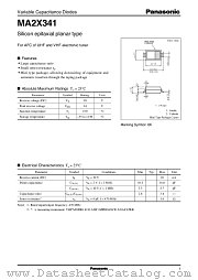 MA2X341 datasheet pdf Panasonic