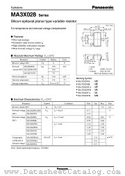 MA3X028WA datasheet pdf Panasonic