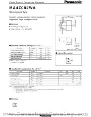 MA4Z082WA datasheet pdf Panasonic