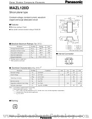 MAZL120D datasheet pdf Panasonic