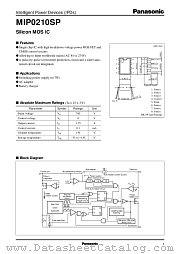 MIP0210SP datasheet pdf Panasonic