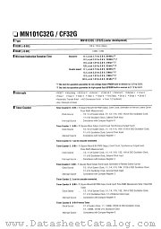 MN101CF32G datasheet pdf Panasonic