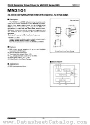 MN3101 datasheet pdf Panasonic