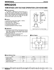 MN3205 datasheet pdf Panasonic