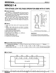 MN3214 datasheet pdf Panasonic