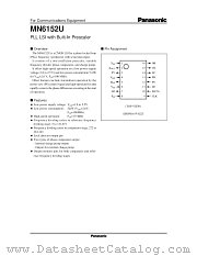 MN6152 datasheet pdf Panasonic