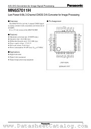 MN657011H datasheet pdf Panasonic