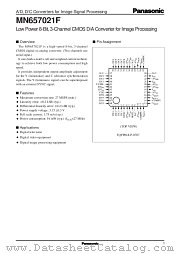 MN657021F datasheet pdf Panasonic