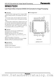 MN65702H datasheet pdf Panasonic