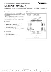MN6577H datasheet pdf Panasonic