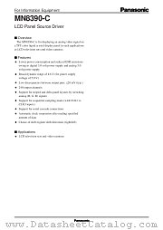 MN8390-C datasheet pdf Panasonic