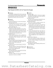 MN86063 datasheet pdf Panasonic