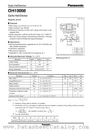 OH10008 datasheet pdf Panasonic
