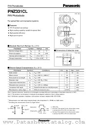 PNZ331CL datasheet pdf Panasonic