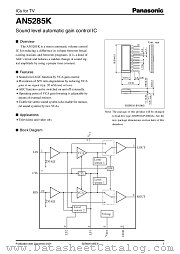 AN5285K datasheet pdf Panasonic