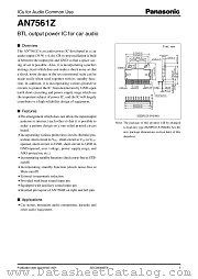 AN7561Z datasheet pdf Panasonic