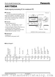 AN17000A datasheet pdf Panasonic