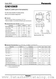GN01096B datasheet pdf Panasonic