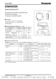 GN04042N datasheet pdf Panasonic