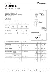 LNCQ10PS datasheet pdf Panasonic