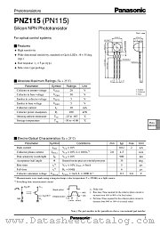 PNZ115 datasheet pdf Panasonic