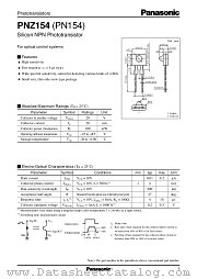 PNZ154 datasheet pdf Panasonic