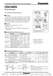 CNA1006N datasheet pdf Panasonic