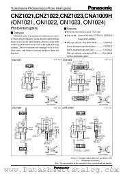 CNZ1021 datasheet pdf Panasonic