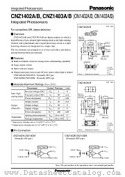 ON1402B datasheet pdf Panasonic