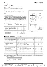 2SC3130 datasheet pdf Panasonic