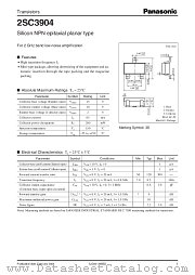 2SC3904 datasheet pdf Panasonic