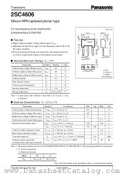 2SC4606 datasheet pdf Panasonic