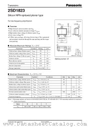 2SD1823 datasheet pdf Panasonic