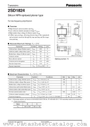 2SD1824 datasheet pdf Panasonic