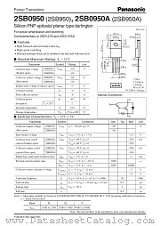 2SB950 datasheet pdf Panasonic