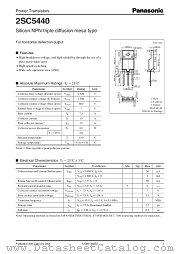 2SC5440 datasheet pdf Panasonic